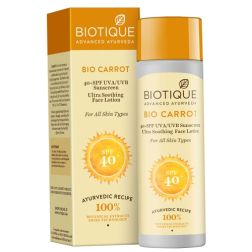 Biotique Face & Body Sun Lotion SPF 40 - Carrot