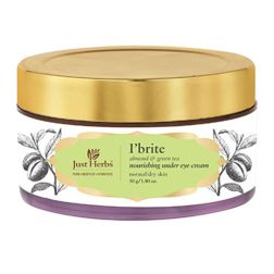 Just Herbs I Brite Almond-Green Tea Nourishing Under Eye Night Cream