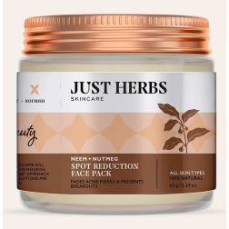 Just Herbs Spot Reduction Face Pack with Neem and Nutmeg