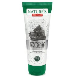 Natures Essence Anti Pollution Charcoal Face Scrub (50g)