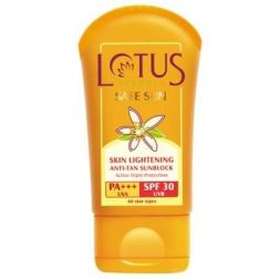 Safe Sun Skin Lightening Sunblock SPF-30 (Lotus)