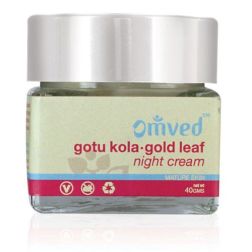 Omved Gotu Kola Gold Leaf Night Cream