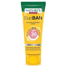 Natures Essence Sunban SPF 30 PA+++ Sunscreen & Tan Block Creme (120ml)