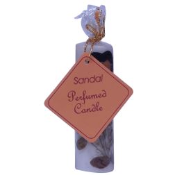 Auroshikha Sandal Perfumed Candle (Cylindrical)