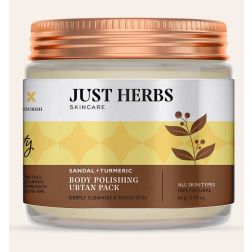 Just Herbs Body Polishing Ubtan Pack with Sandal and Turmeric