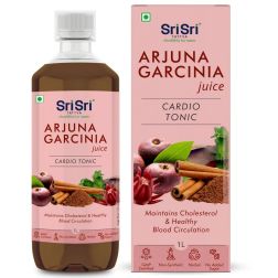 Arjuna Garcinia Juice (1 Litre) by Sri Sri Tattva - Ayurvedic Cardio Tonic for Heart Health, Cholesterol Maintenance & Enhanced Blood Circulation