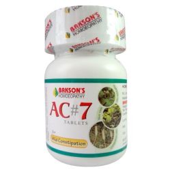 Baksons AC7 Tablets - Homeopathic Laxative