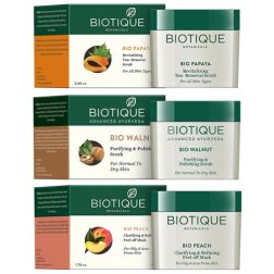 Biotique Exfoliaters & Scrubs Pack 