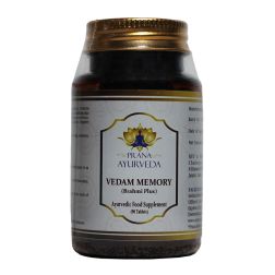 BRAHMI Plus (Vedam Memory) 700mg tablets - Ayurvedic Food Supplement to support Healthy Brain Function and to help improve Memory