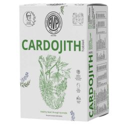 Cardojith Tablets by Arya Vaidya Pharmacy (100 Tablets), Ayurvedic Formula crafted with 20 Cardiac-Friendly Herbs