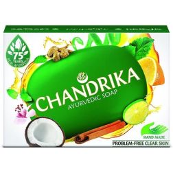 Chandrika Ayurvedic Handmade Soap (12 Bars)