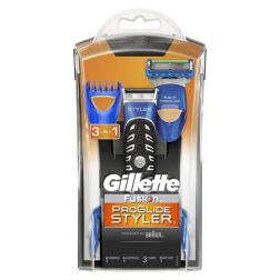 Gillette Fusion ProGlide Styler 3-in-1 Men's Body Groomer with Beard Trimmer