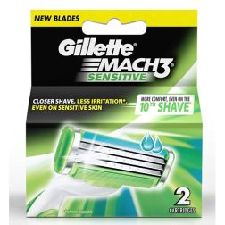 Gillette Mach 3 Sensitive Manual Shaving Razor Blades