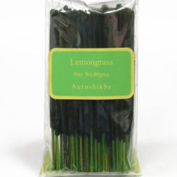 Auroshikha Lemongrass Natural Fragrance Aroma Scents Mini Incense