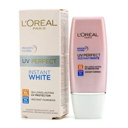 L'Oreal Paris UV Perfect Instant White Protect Long-Lasting to 12hrs SPF 50+ UVB, UVA Pa++++