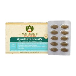 Maharishi Ayurveda AyurDefence-AV For Viral Infections & Seasonal Flu
