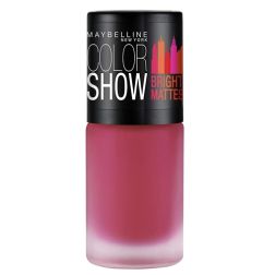 Maybelline New York Colour Show Bright Matte Nail Paint - Peppy Pink