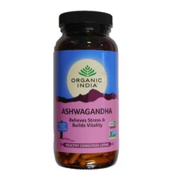ORGANIC INDIA Ashwagandha Capsules (250 Veggie Caps)