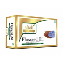 Sri Sri Ayurveda Flaxseed Oil Capsules - Balances Vata