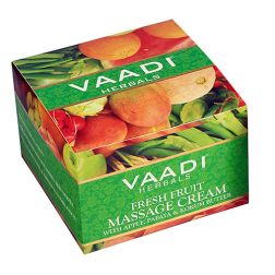 Vaadi Herbals Fresh Fruit Massage Cream with Apple, Papaya & Kokum Butter