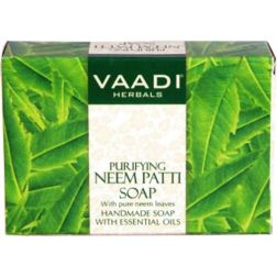 Vaadi Herbals Purifying Neem Patti Soaps With Pure Neem Leaves
